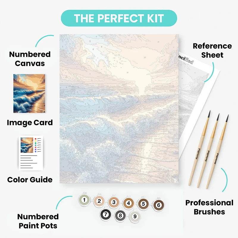 Sunset Serenity - Paint by Numbers Kit