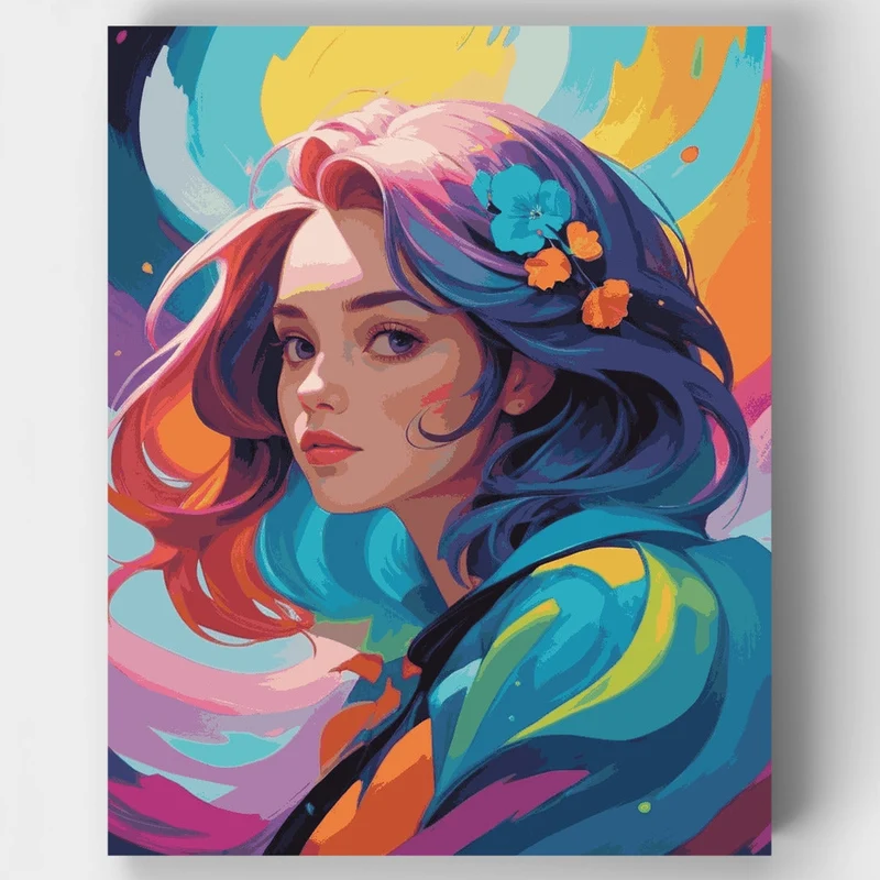 Radiant Portrait - Paint by Numbers Kit