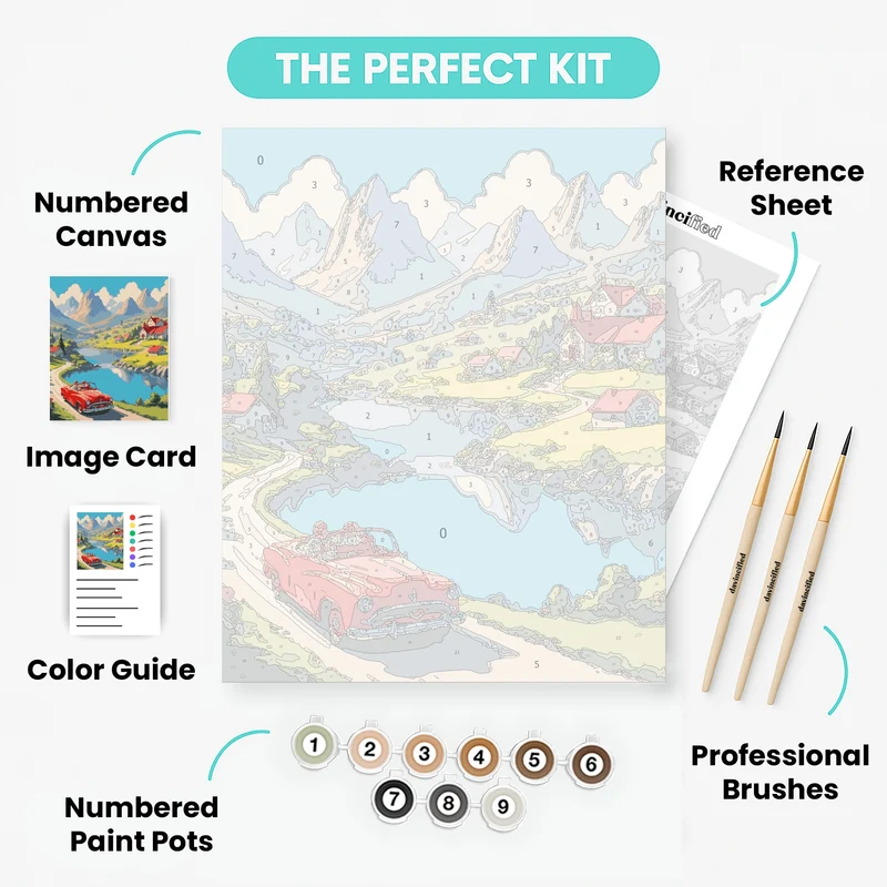 Pastoral Path - Paint by Numbers Kit