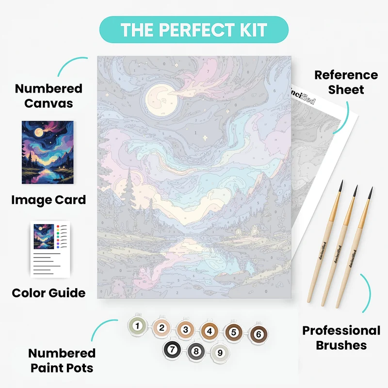 Moonlit Majesty - Paint by Numbers Kit