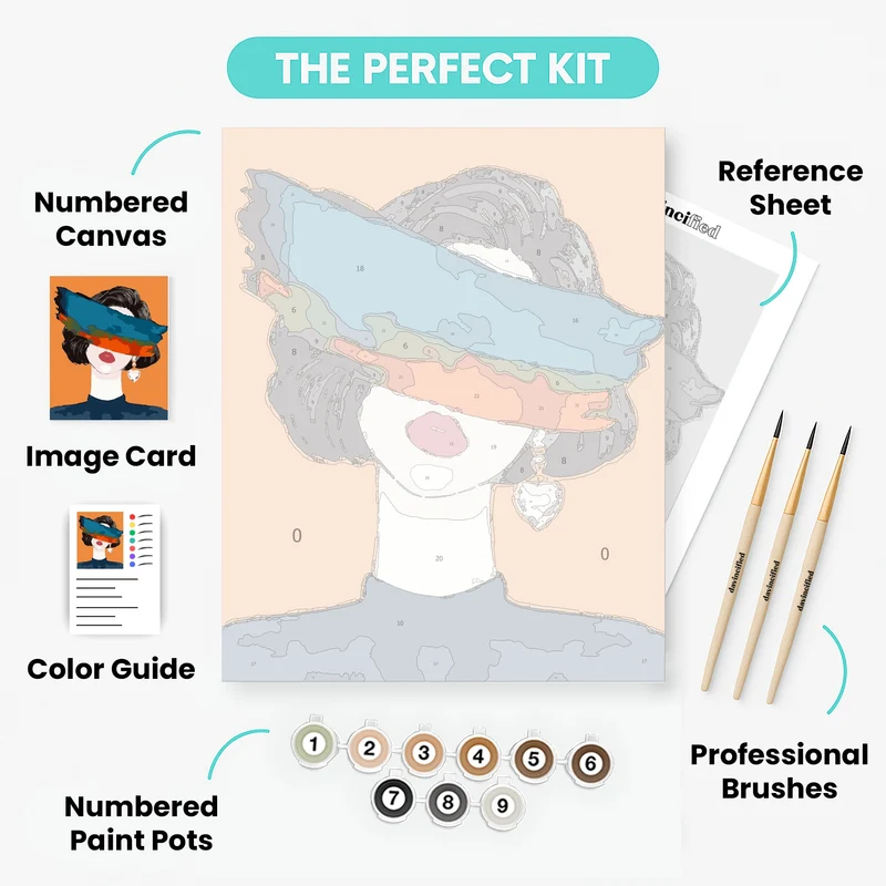 Modern Muse - Paint by Numbers Kit