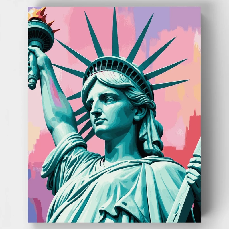 Liberty's Glow - Paint by Numbers Kit