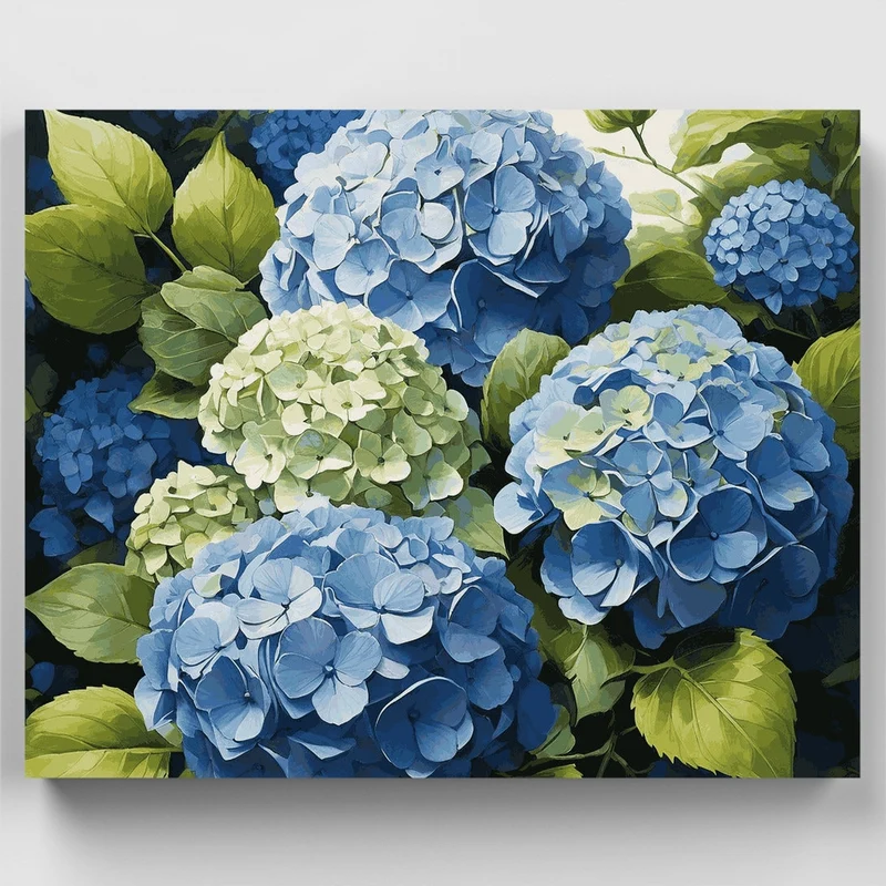 Hydrangea Harmony - Paint by Numbers Kit