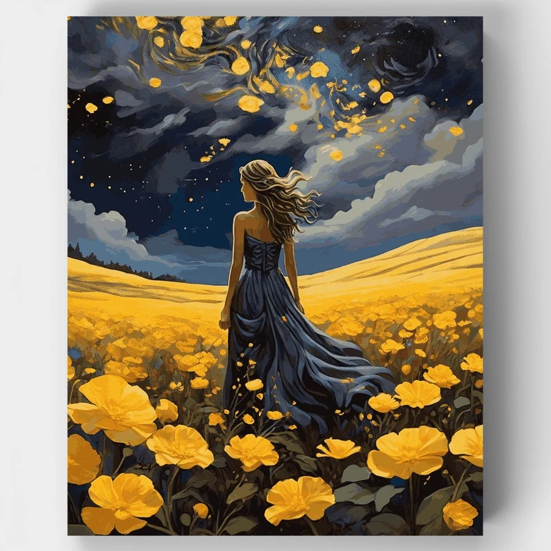Golden Dreams - Paint by Numbers Kit