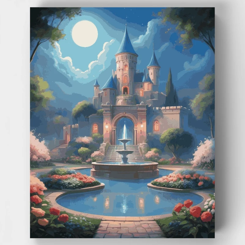 Fairy Tale Palace - Paint by Numbers Kit