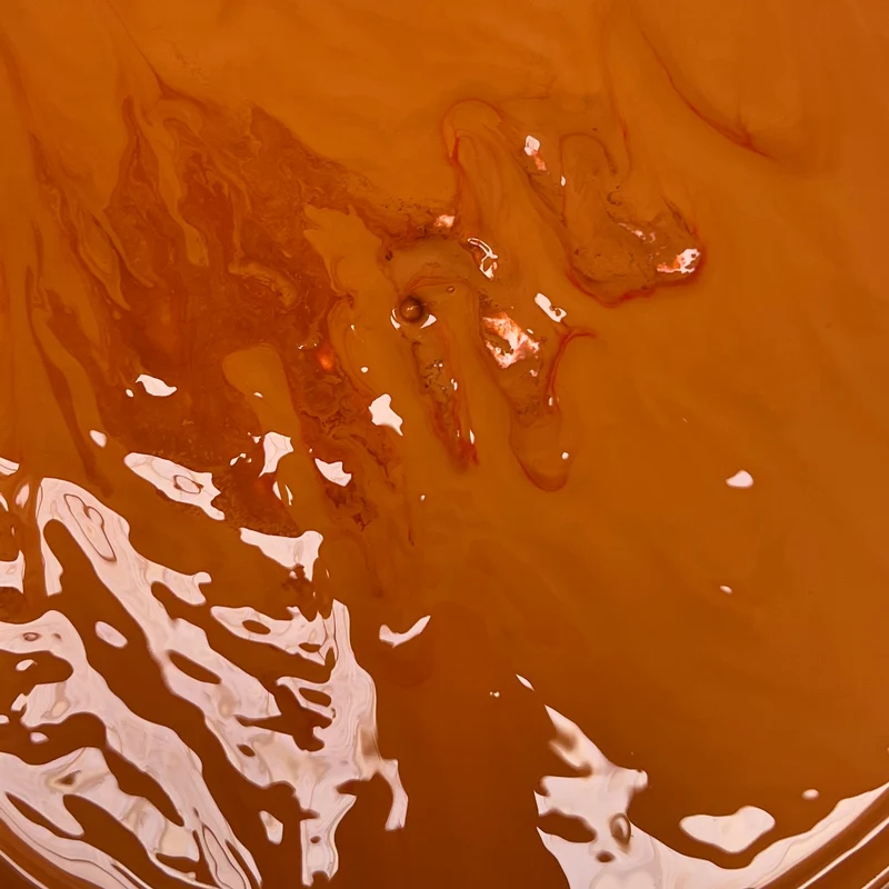 Colorant liquide professionnel orange pour béton