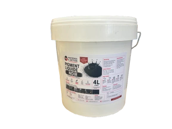 Colorant liquide noir pour béton, mortier