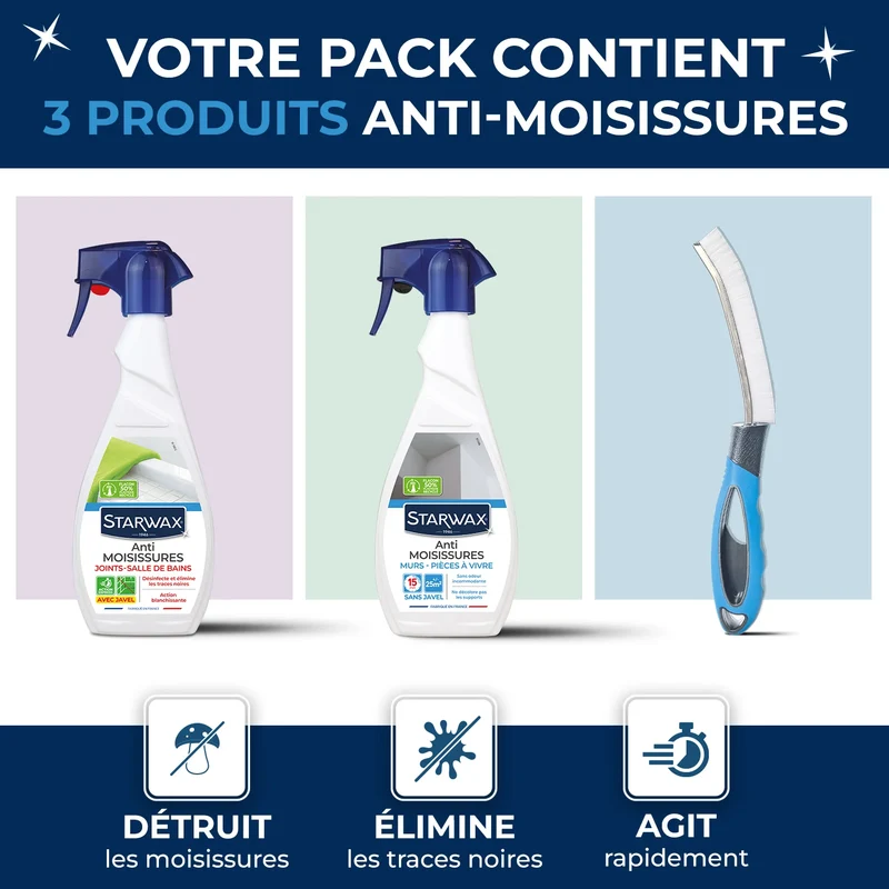 Pack anti-moisissures : La solution pour des joints éclatants