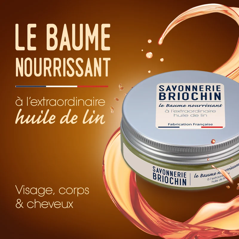 Le Baume nourrissant à l'extraordinaire huile de lin