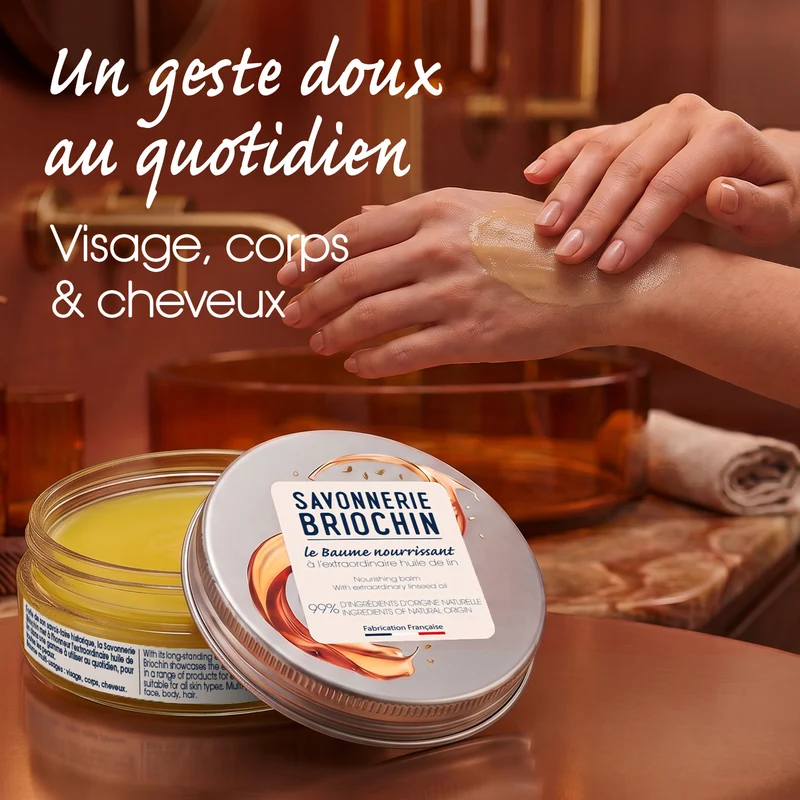 Le Baume nourrissant à l'extraordinaire huile de lin