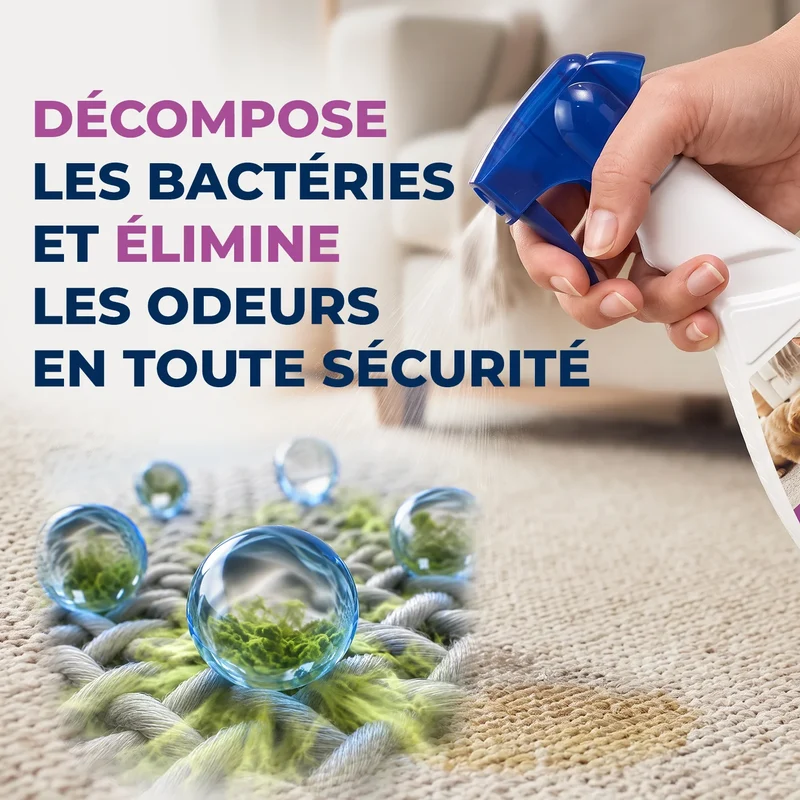 Détachant & destructeur d’odeurs spécial urine