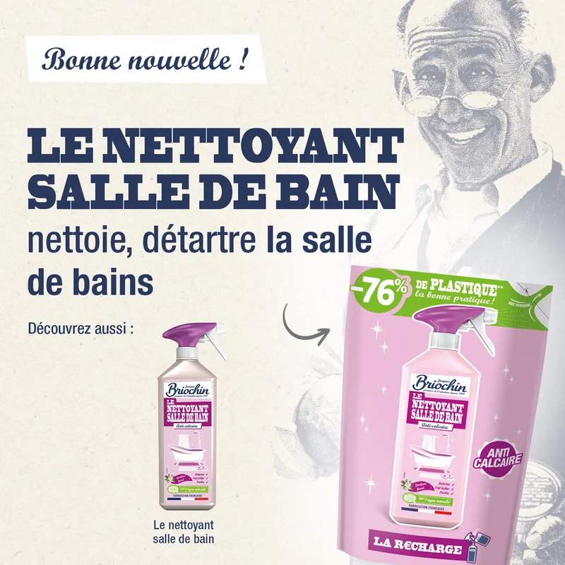 Recharge Nettoyant Salle de bain parfum floral