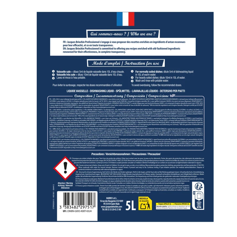 Le Liquide vaisselle