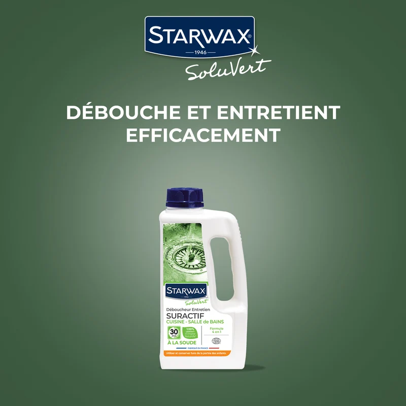 Déboucheur suractif cuisine - salle de bains