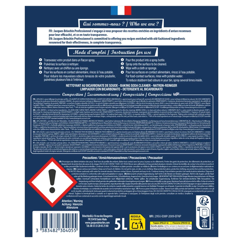Le Bicarbonate de Soude prêt à l'emploi