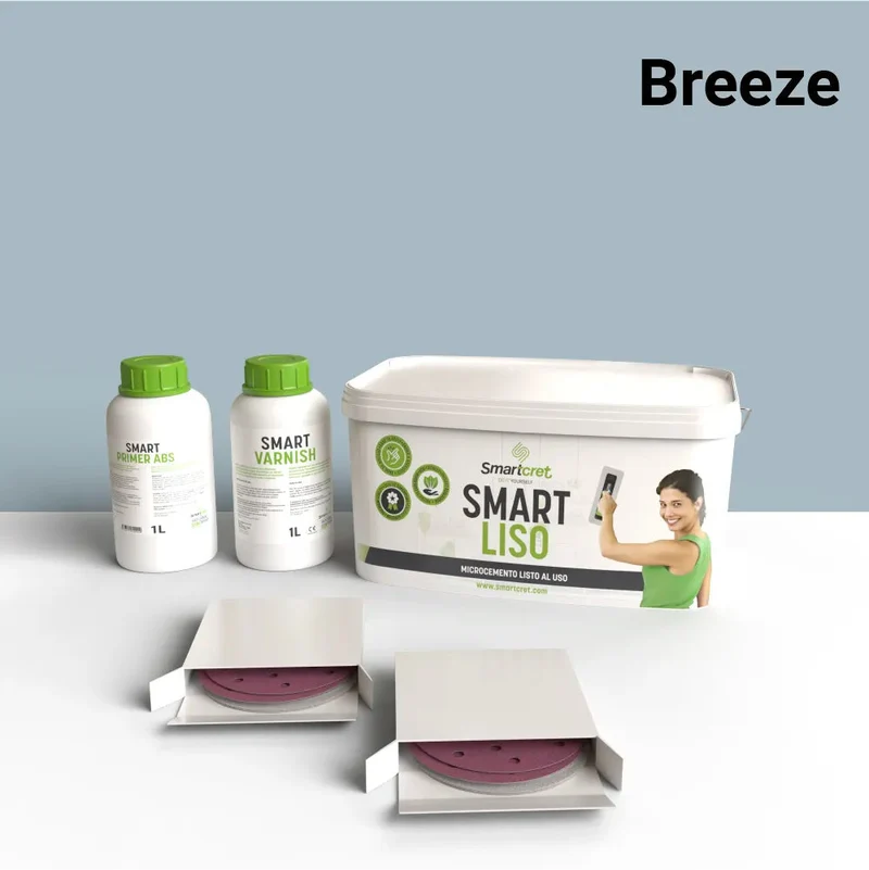 Kit de microcemento para paredes de exterior