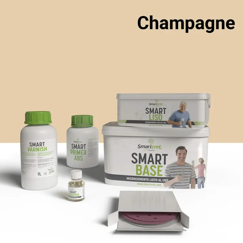 Kit de microcemento para paredes de exterior