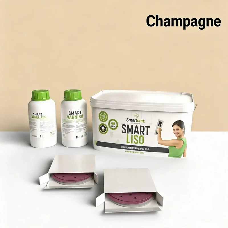 Kit de microcemento para paredes de exterior