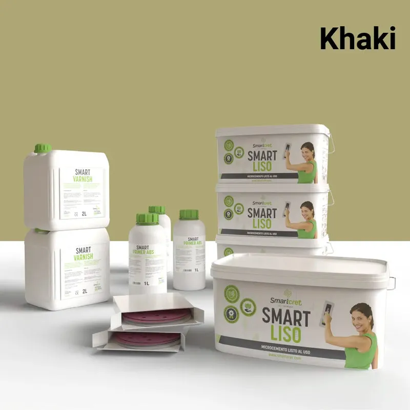 Kit de microcemento para paredes de exterior