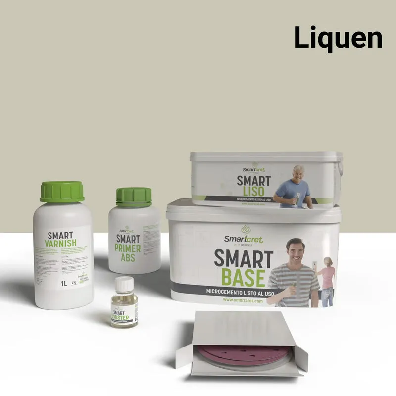 Kit de microcemento para paredes de exterior