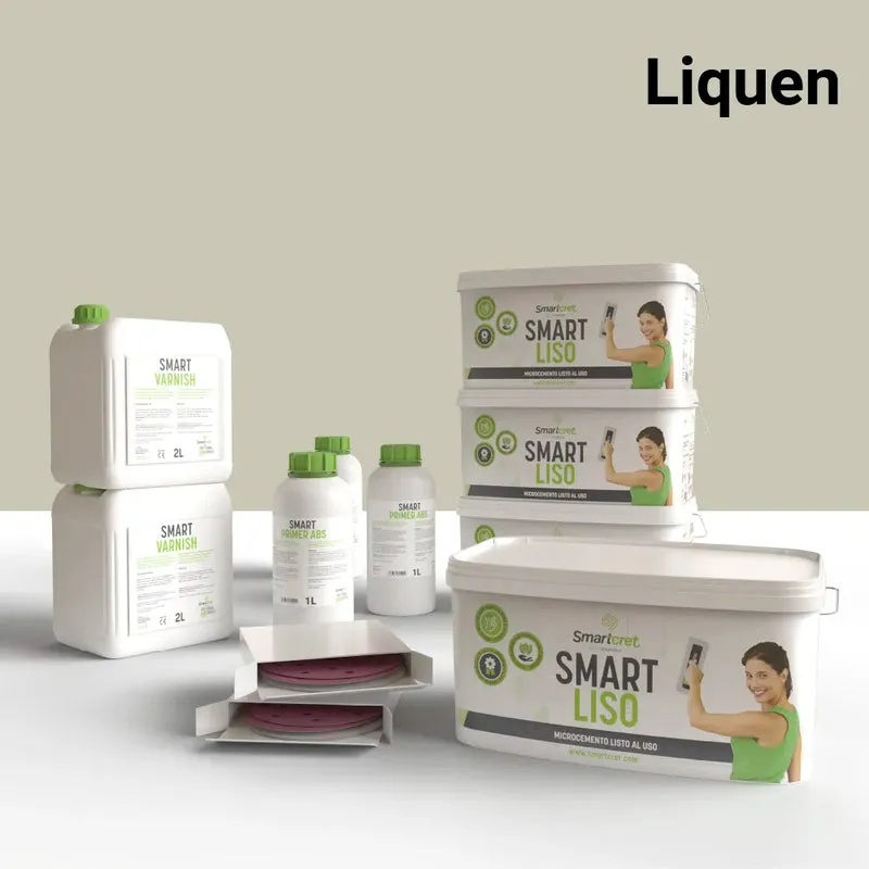 Kit de microcemento para paredes de exterior