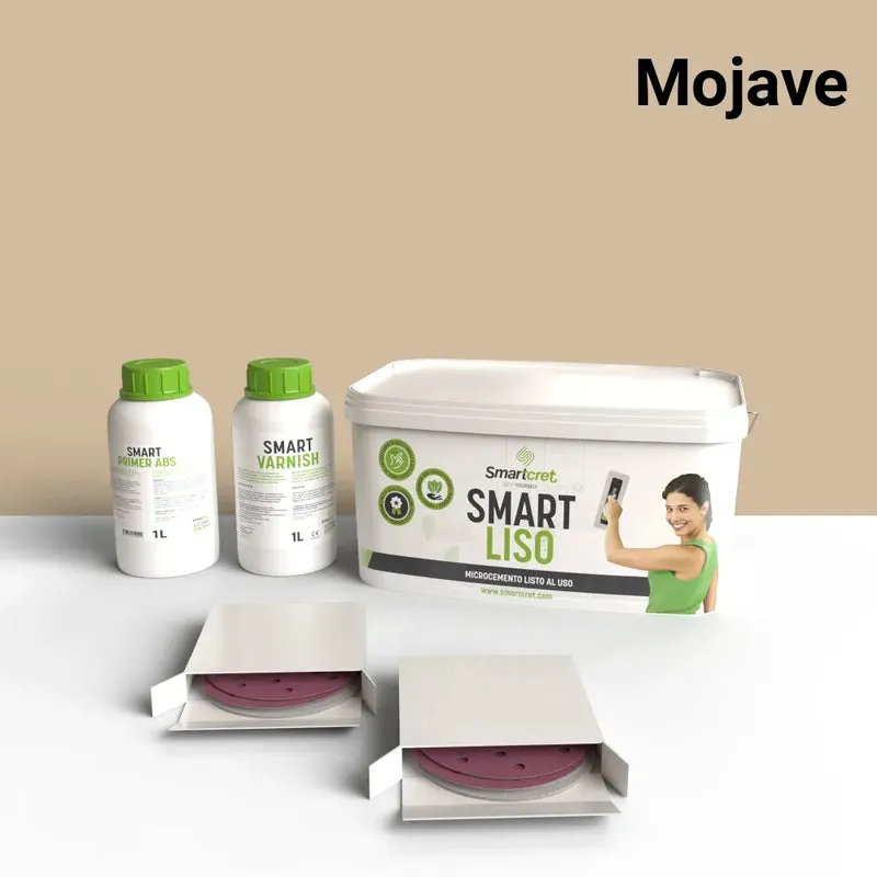 Kit de microcemento para paredes de exterior