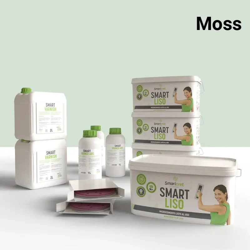 Kit de microcemento para paredes de exterior