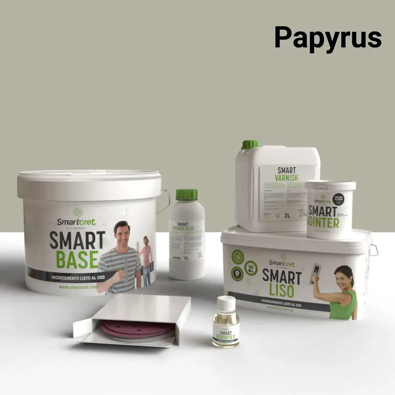 Kit de microcemento para paredes de exterior