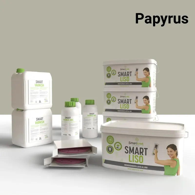 Kit de microcemento para paredes de exterior