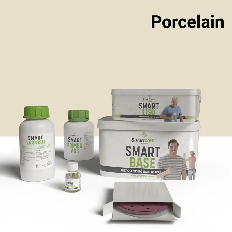 Kit de microcemento para paredes de exterior
