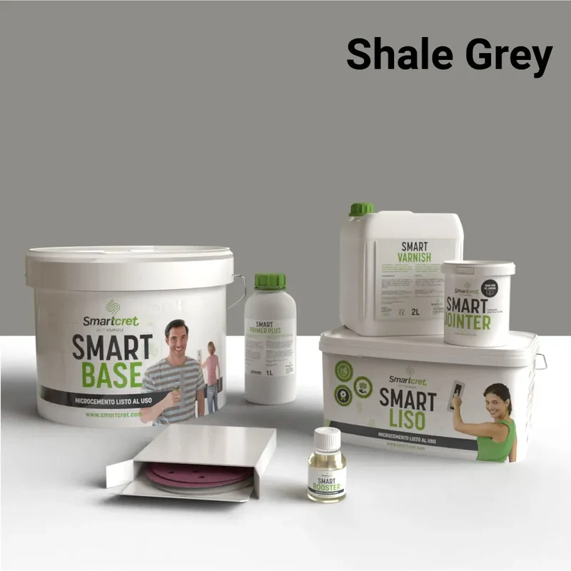Kit de microcemento para paredes de exterior