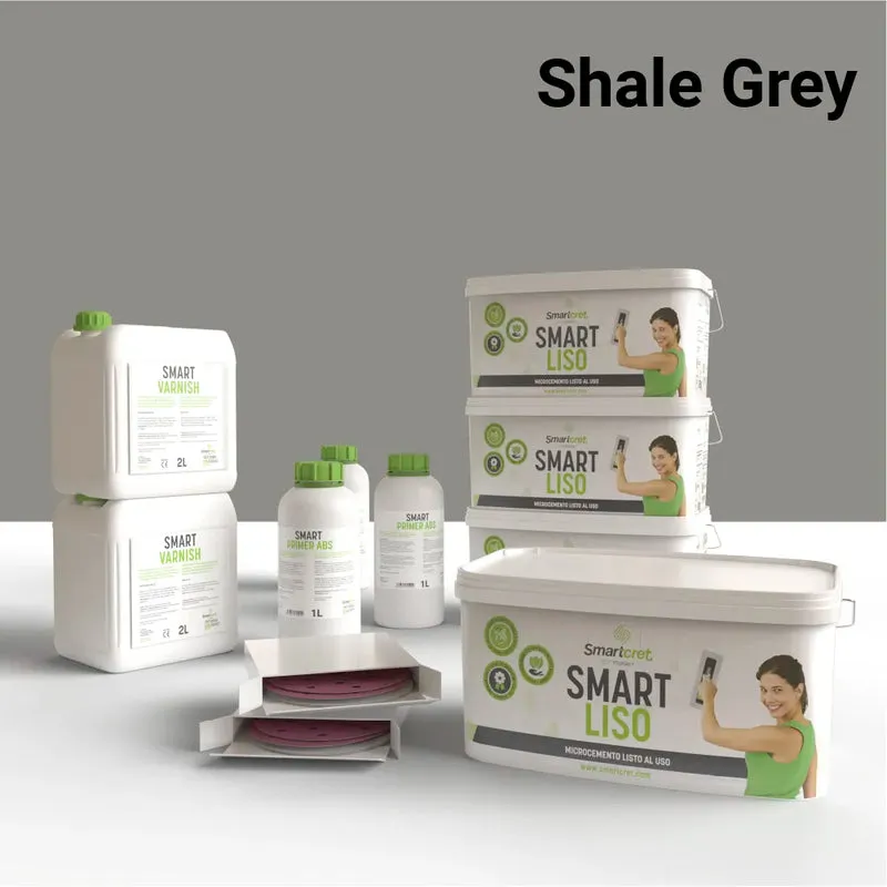 Kit de microcemento para paredes de exterior