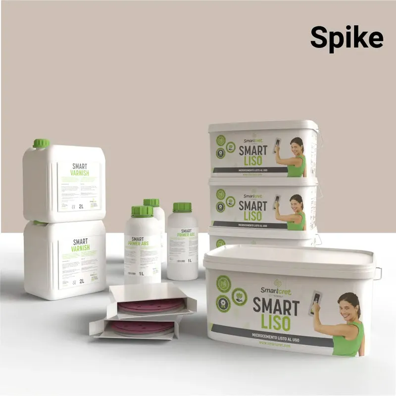 Kit de microcemento para paredes de exterior