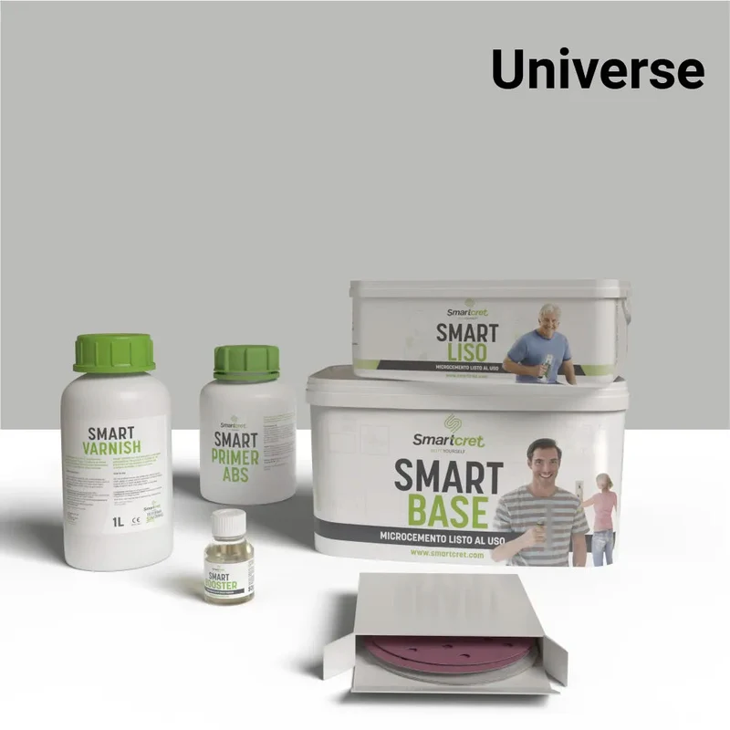 Kit de microcemento para paredes de exterior