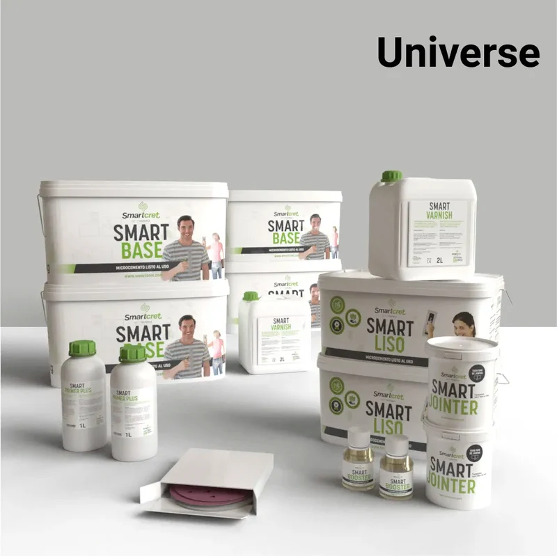 Kit de microcemento para paredes de exterior