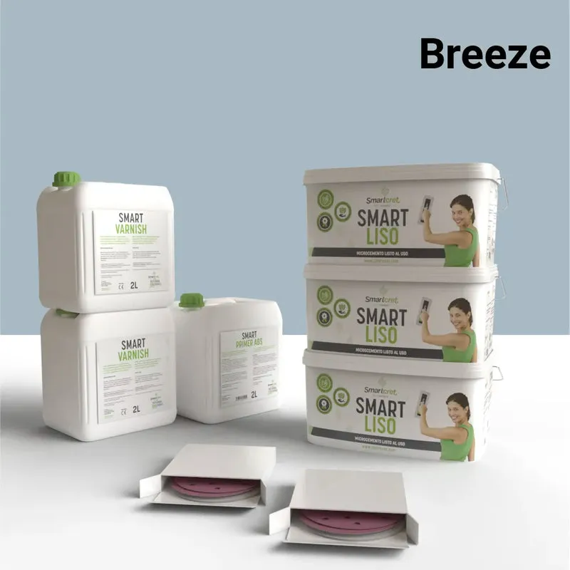 Kit de microcemento para chimenea