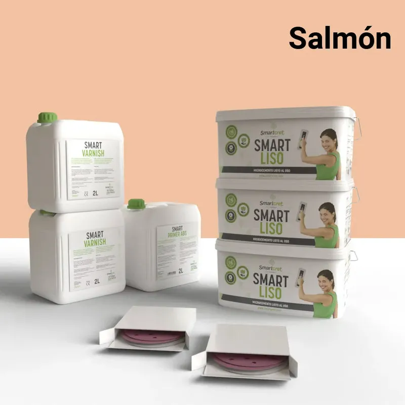 Kit de microcemento para chimenea