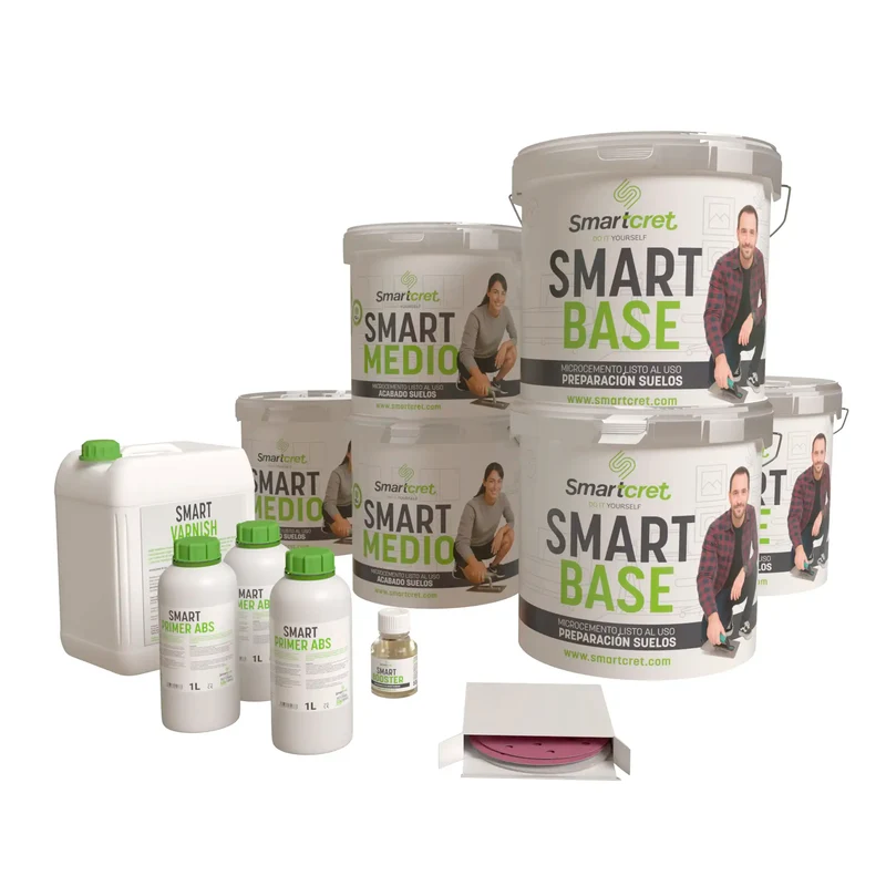 Kit de microcemento para suelos de exterior