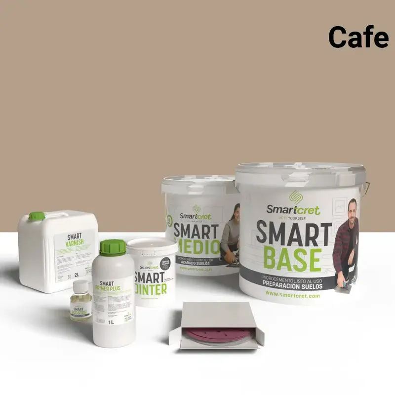 Kit de microcemento para suelos de exterior