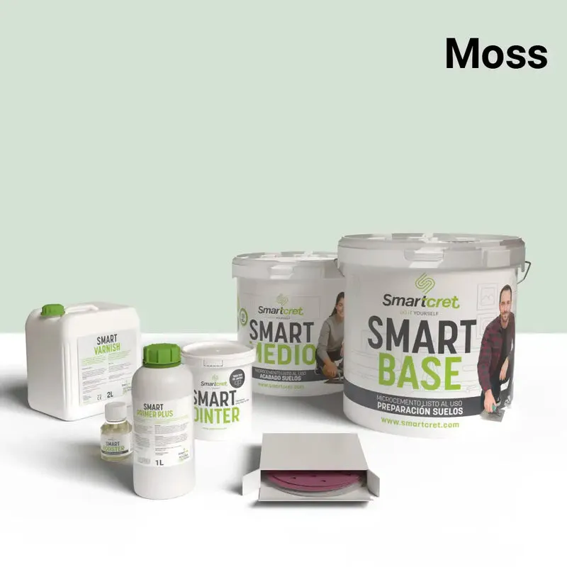 Kit de microcemento para suelos de exterior