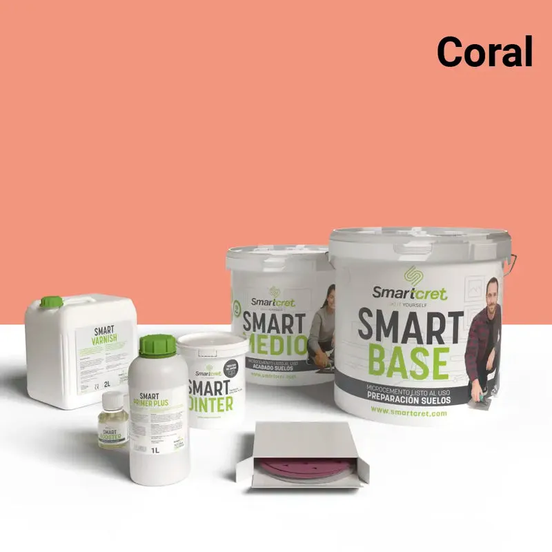 Kit de microcemento para suelos de exterior