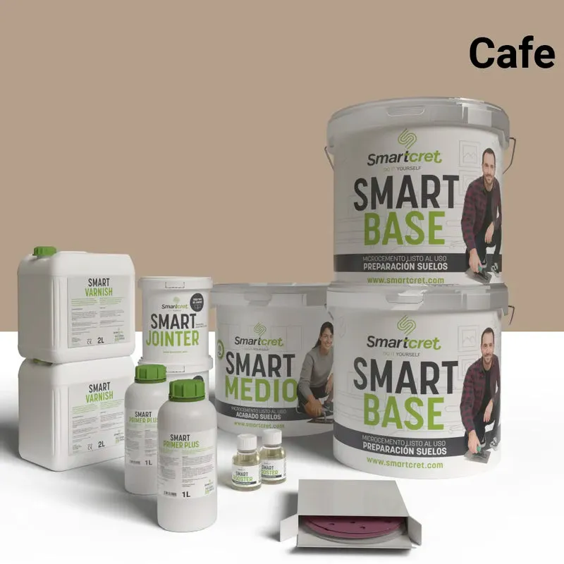 Kit de microcemento para suelos de exterior