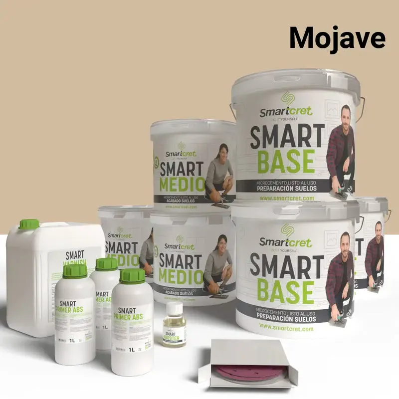 Kit de microcemento para suelos de exterior