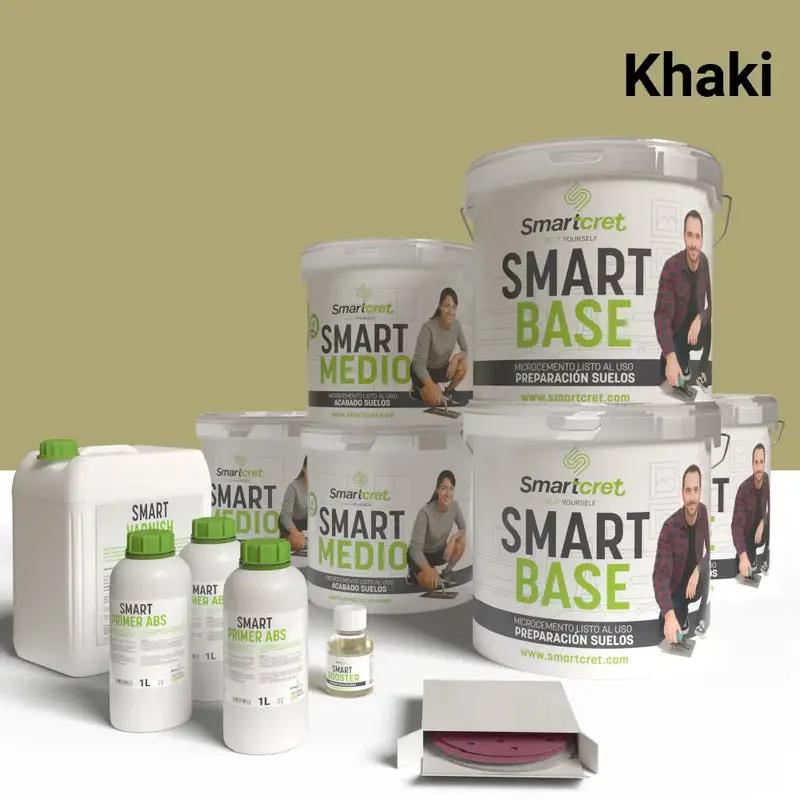 Kit de microcemento para suelos de exterior