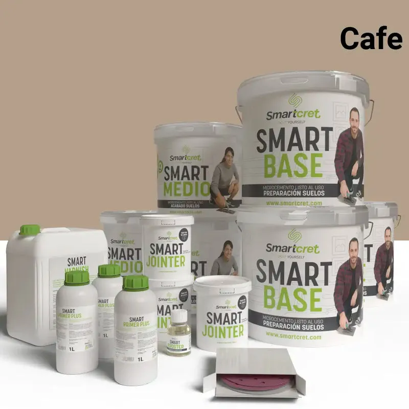 Kit de microcemento para suelos de exterior