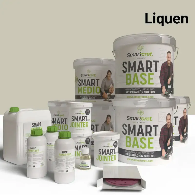 Kit de microcemento para suelos de exterior