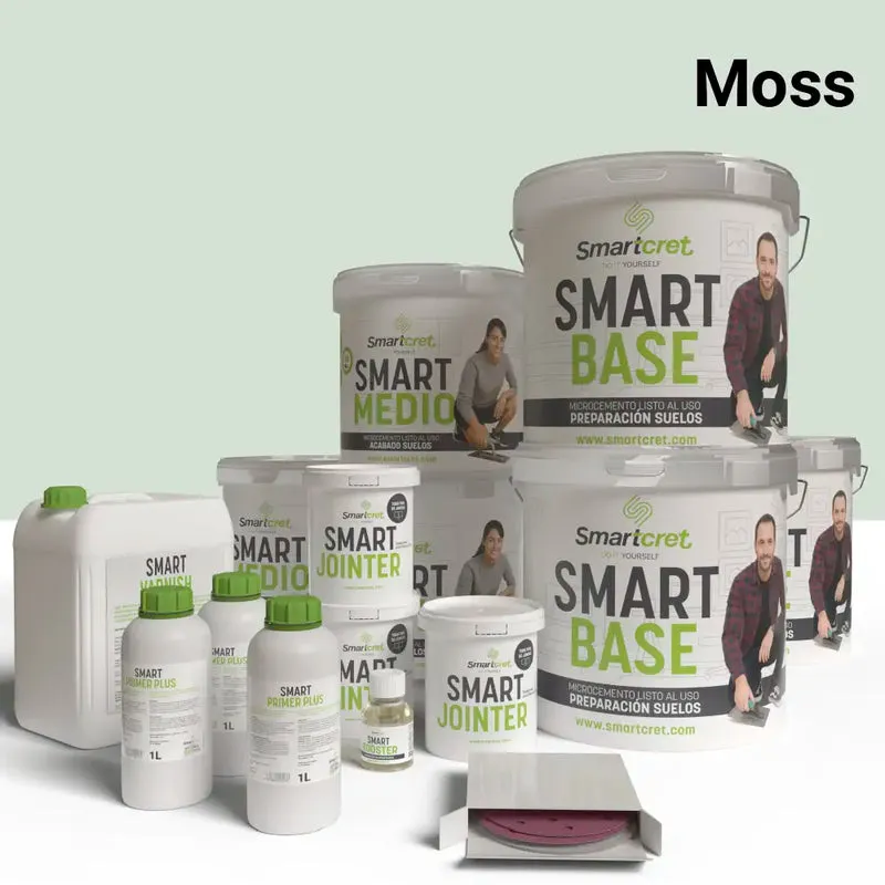 Kit de microcemento para suelos de exterior