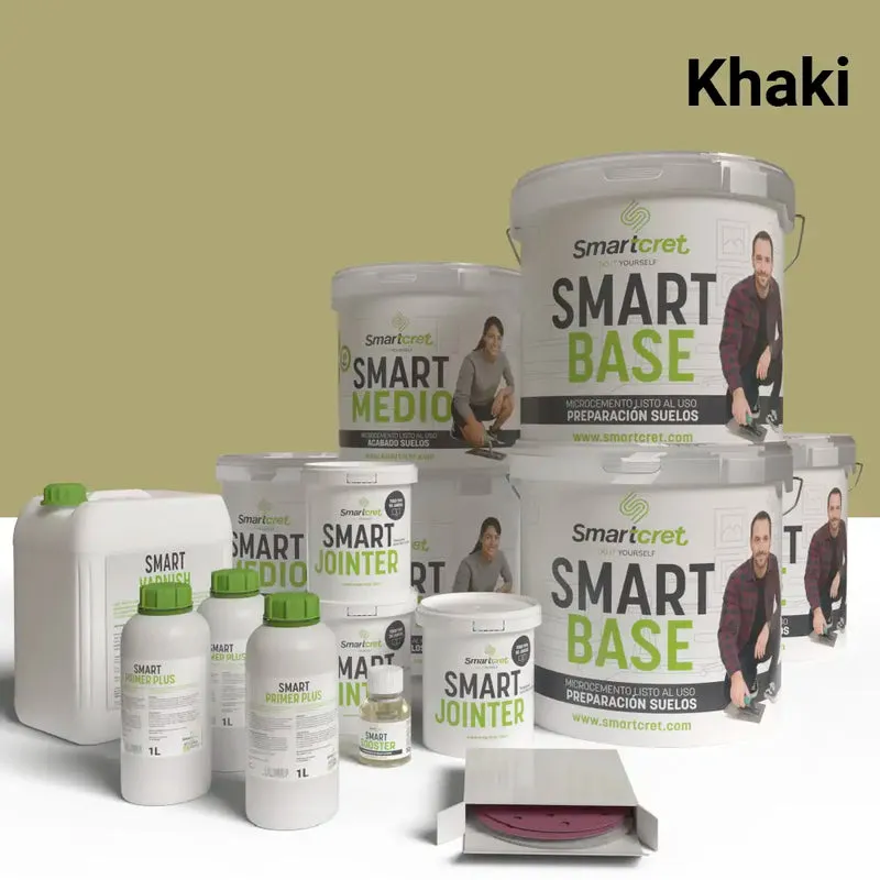 Kit de microcemento para suelos de exterior