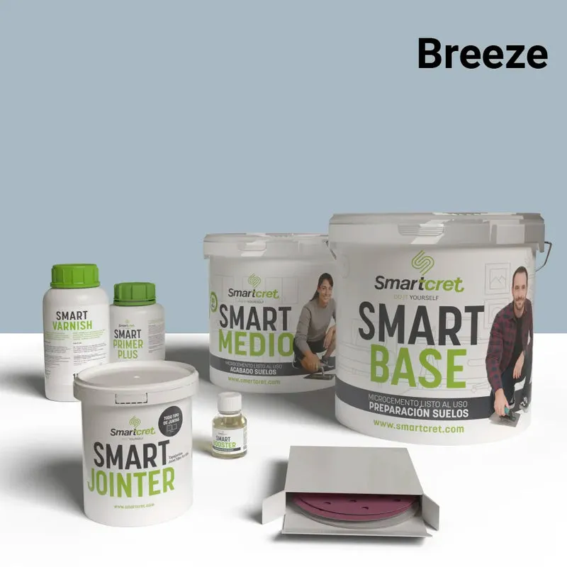 Kit de microcemento para suelos y escaleras
