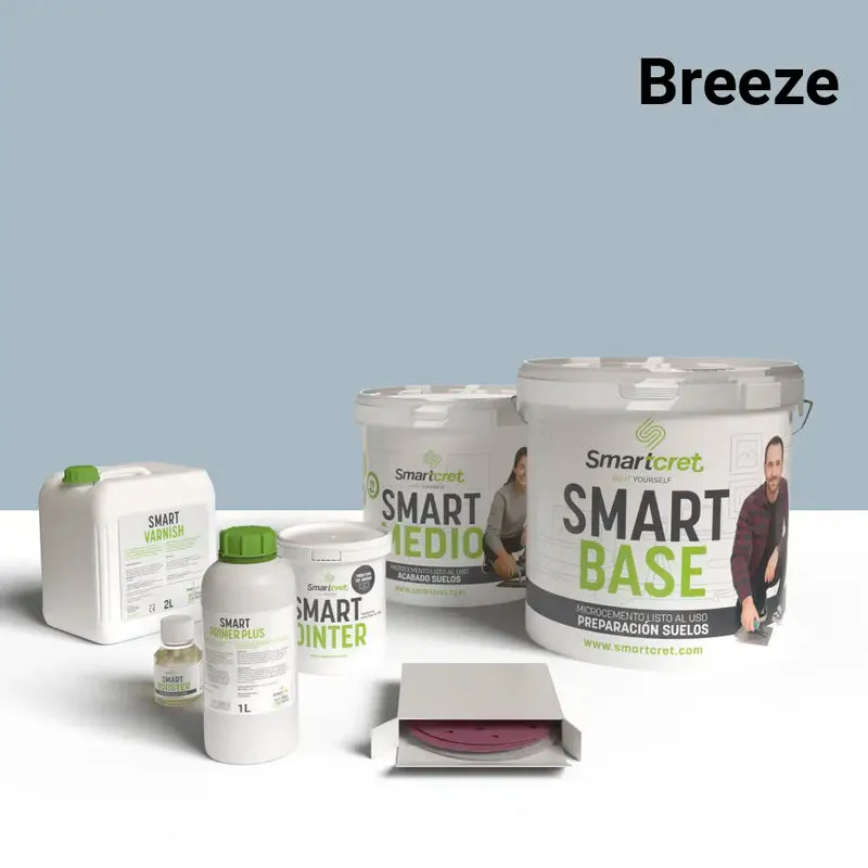 Kit de microcemento para suelos y escaleras
